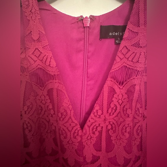 Raspberry Pink Adelyn Rae Dress - Picture 2 of 4